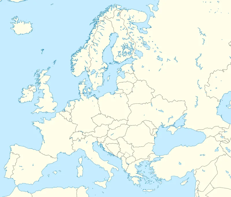 Interactive map of Europe with featured cities for Club iLL Repute Models
